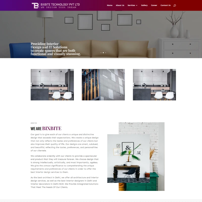 best interior design firm website