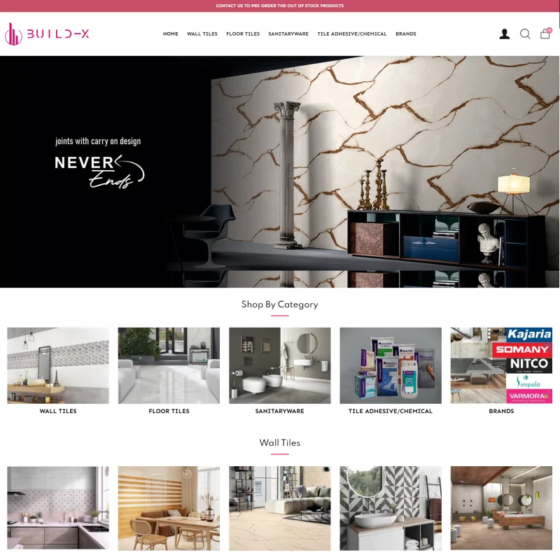 Tiles Distributor Ecommerce