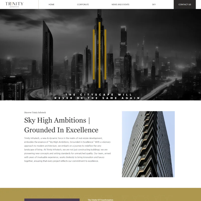 trinity-infratech-real-estate-web-design