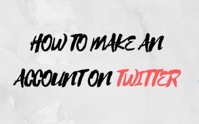 How to Make an account on Twitter