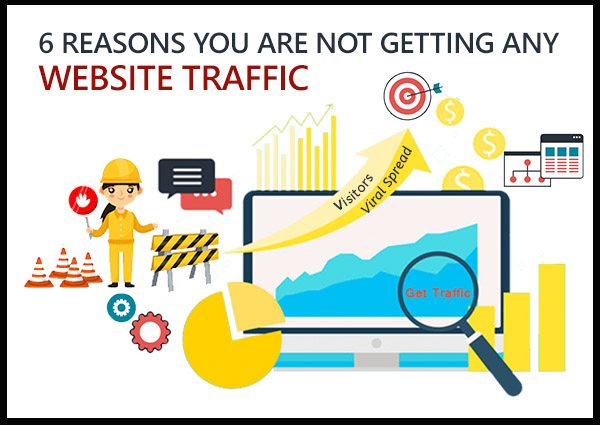 6 Reasons you are not Getting any Website Traffic