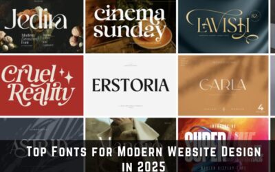 Top Fonts for Modern Website Design in 2025
