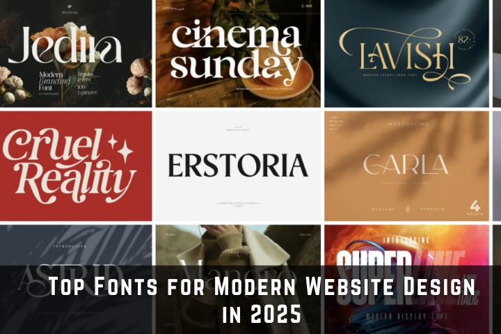 Top Fonts for Modern Website Design in 2025